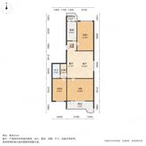 康盛园 3室1厅1卫 93.79㎡