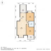骏城 2室1厅1卫 92.42㎡