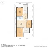 车站中里 3室1厅1卫 85.83㎡