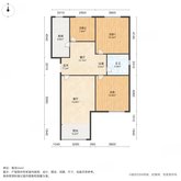 鑫苑鑫都汇 3室1厅1卫 104.33㎡
