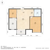 宇丰苑 1室1厅1卫 68.39㎡