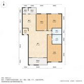 兴涛园 3室2厅2卫 131.15㎡