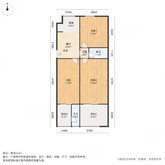 车站北里 3室1厅2卫 67.43㎡