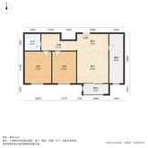 颂善园 2室2厅1卫 80.58㎡