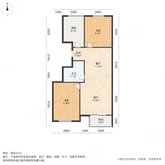 三合北巷5号院 2室1厅1卫 88.81㎡