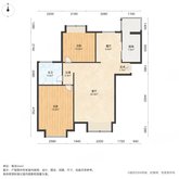 瑞康家园 2室2厅1卫 95.62㎡