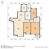 时代龙和大道 3室2厅2卫 144.62㎡