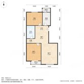 佟馨家园B区 2室2厅1卫 88.45㎡