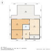 滨河西里(北区) 2室1厅1卫 87.66㎡