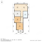 首座御园二期2号院 2室2厅1卫 90.01㎡