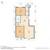187号院 2室1厅1卫 88.15㎡