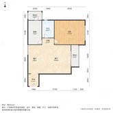 时代龙和大道 1室1厅1卫 78.04㎡