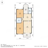 京科苑 2室2厅2卫 107.25㎡