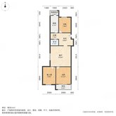 永华北里 3室2厅1卫 91.43㎡