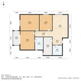 首座御园三期 3室2厅2卫 118.04㎡