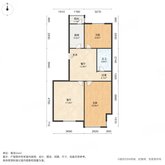 佟馨家园D区 2室2厅1卫 88.10㎡