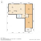 首开康乃馨城 3室1厅1卫 86.21㎡