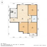 枣园尚城(南区) 3室1厅1卫 109.60㎡
