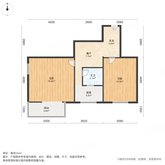 车站北里 2室1厅1卫 54.93㎡