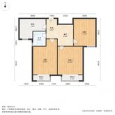 东亚马赛公馆 2室2厅1卫 83.02㎡