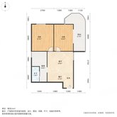 兴政东里 2室1厅1卫 60.81㎡