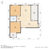 首座御园二期2号院 2室2厅1卫 94.41㎡
