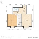 187号院 1室1厅1卫 54.84㎡