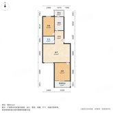 海子角西里 2室1厅1卫 82.94㎡