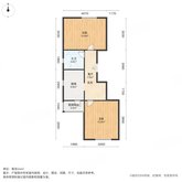 康泰园 2室1厅1卫 52.92㎡